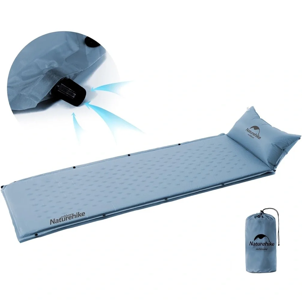 Blue Self-Inflating Sleeping Pad